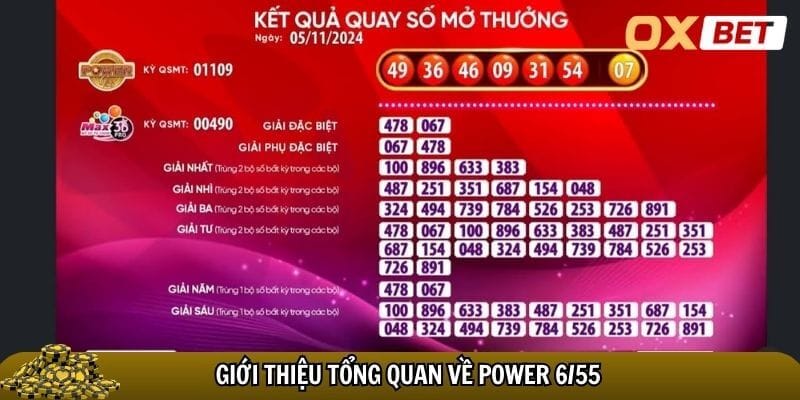 Power 6/55 Oxbet được nhiều người chơi ưa thích